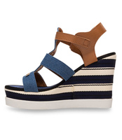 Sandały damskie Foreverfolie YQ05 Niebieskie