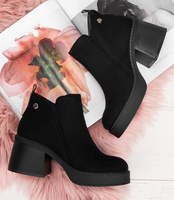 Botki damskie Super Mode 7357 Czarne