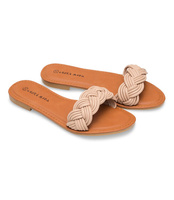 Klapki damskie Laura Mode F-40 Beżowe