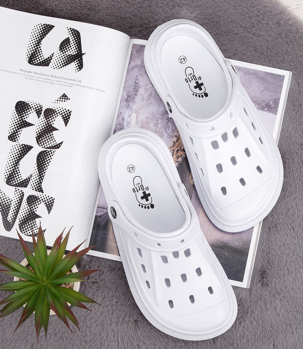 Klapki męskie Dr Orto 154M001 Białe