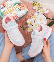 Buty sportowe dziecięce American Club ES65/22 Różowe