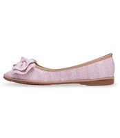 Balerinki damskie Ideal Shoes M-8805 Różowe  