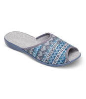 Kapcie damskie Befado 254D132 Niebieskie
