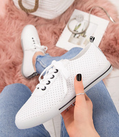 Buty sportowe Skotnicki T-3-0574 Biało-Czarne