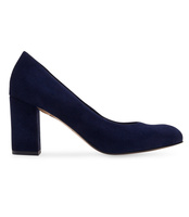 Czółenka damskie Laura Messi 1765 Granatowe