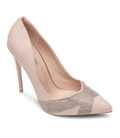 Czółenka damskie Mulanka B-84 Beżowe