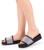 Klapki damskie Abloom SY648 Granatowe