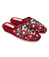Kapcie damskie Natural Style NS-066 Bordowe