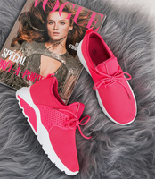Buty sportowe damskie N/M 55-1 Różowe