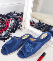 Kapcie damskie Natural Style NS-010 Niebieskie