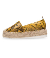Espadryle damskie Bestelle L177 Żółte