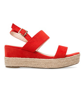 Sandałki damskie Sixth Sens TS-18 Czerwone