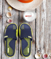 Klapki męskie basenowe Lano KL-4/6168-X2-B Green/Navy