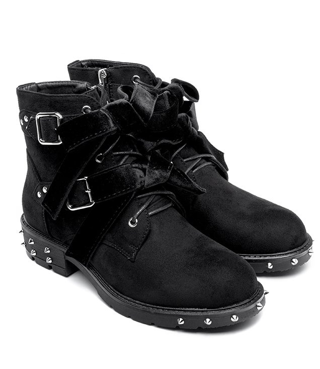 Botki damskie Abloom C1120 Czarne