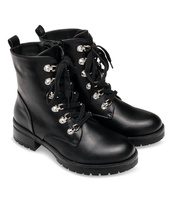 Botki damskie Sixth Sens JW72 PU Czarne