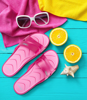 Klapki damskie basenowe Lano KL-3-2246-5 Różowe