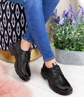 Półbuty damskie Skotnicki P-3/Y03 Czarne