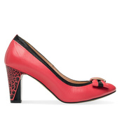 Czółenka damskie Laura Messi 1104 Czerwone