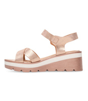 Sandałki damskie Shoesita 6295 Szampańskie