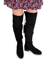 Kozaki damskie Foreverfolie H181 Czarne