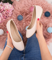 Balerinki damskie Abloom JZ-1082 Beżowe