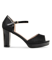 Sandałki damskie Laura Mode WXL002 Czarne