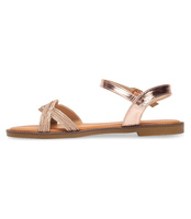 Sandałki damskie Laura Mode F-21 Szampańskie