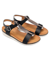 Sandałki damskie Laura Mode K-17 Czarne