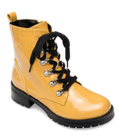 Botki damskie Sixth Sens JW72 Żółte