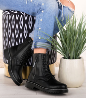 Botki damskie Skotnicki B-3/182 Czarne