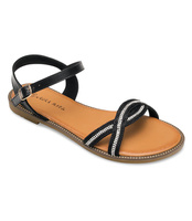 Sandałki damskie Laura Mode F-21 Czarne