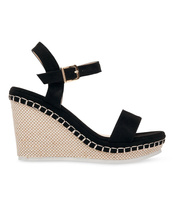 Sandałki damskie Ideal Shoes U-6292 Czarne