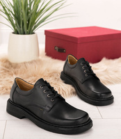 Półbuty męskie Escott 835 Czarne