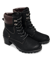 Botki damskie Super Mode 7363 Czarne