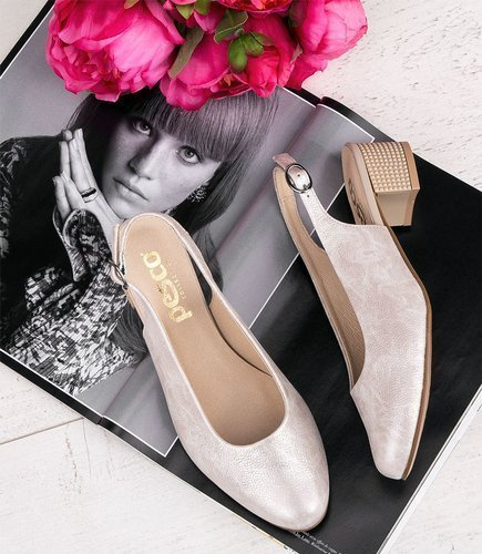 Sandały damskie Pesco 1942 Beżowe