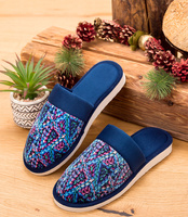 Kapcie damskie Natural Style NS-076 Granatowe