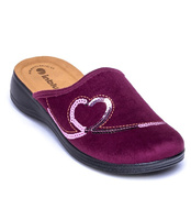 Kapcie damskie Inblu RA-65 Śliwkowe