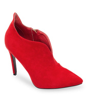 Botki damskie Ideal Shoes GH-2876 Czerwone