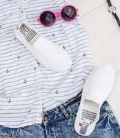 Tenisówki damskie Big Star AA274782 Białe