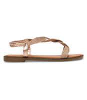 Sandałki damskie Laura Mode F-11 Szampańskie