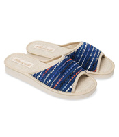 Kapcie damskie Natural Style NS-098 Niebieskie