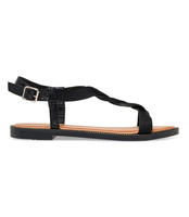 Sandałki damskie Laura Mode WL046 Czarne