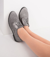 Półbuty damskie Sixth Sens YT-23 Szare