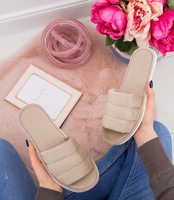 Kapcie damskie Natural Style NS-141 Beżowe