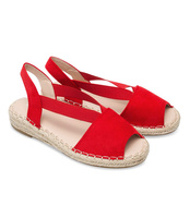 Sandałki damskie Ideal Shoes SA-2893 Czerwone