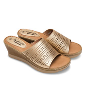 Klapki damskie Skotnicki KL-3/4010 Złote