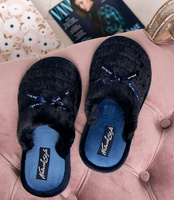 Kapcie damskie Natural Style NS-260 Granatowe