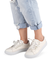 Buty sportowe damskie N/M R193 Białe