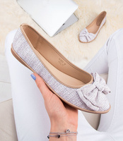 Balerinki damskie Ideal Shoes M-8805 Wielokolorowe