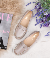 Mokasyny Pesco 377 Beżowe